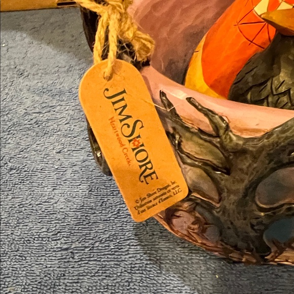 Jim Shore ‘Oh What a Frightful Night’ Halloween Basket - Picture 3 of 13